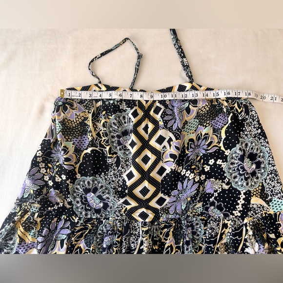 Free People Black and White Spaghetti Strap Mini Sundress - Picture 7 of 9